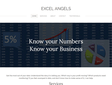 Tablet Screenshot of excelangels.ie
